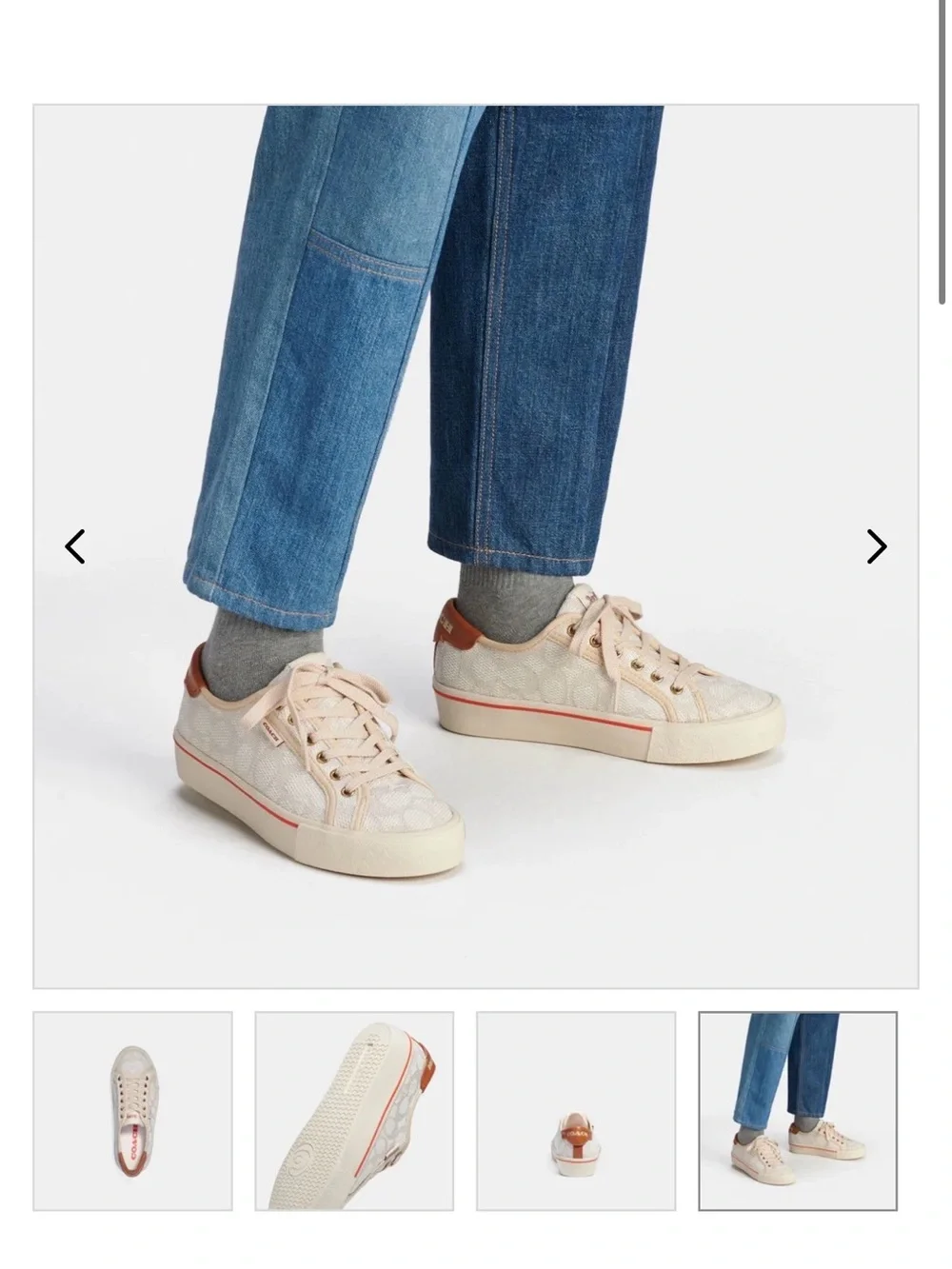 Coach Low-Top Signature Canvas Sneaker